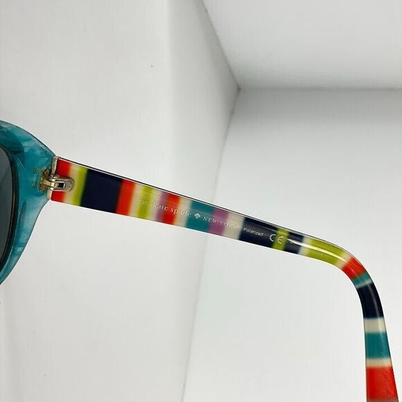 Kate Spade Sunglasses  Olive Tort Turquoise 54-16-135 Hilde/P/S X71P FRAMES ONLY - Picture 8 of 8